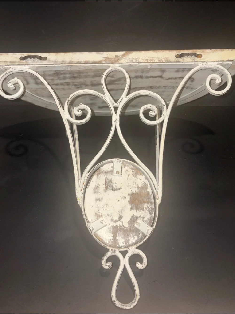 White Distressed Wall Shelf - Decorative Home Wall Decor
